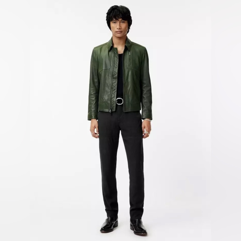 John Varvatos Kai Aviator Jacket Size EU 52 USA 42 Brand new with tags. - Picture 5 of 16